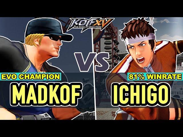 KOF XV ▰ Madkof (Clark/Najd/Heidern) vs Ichigo (Shingo/Rock/Isla)