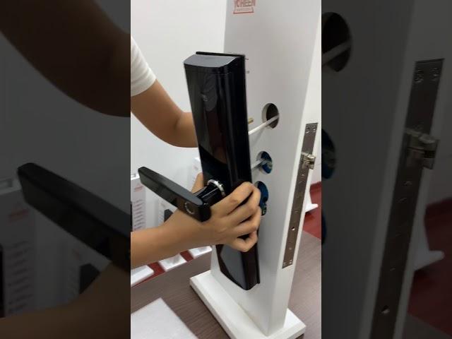 D8 smart door lock installation video