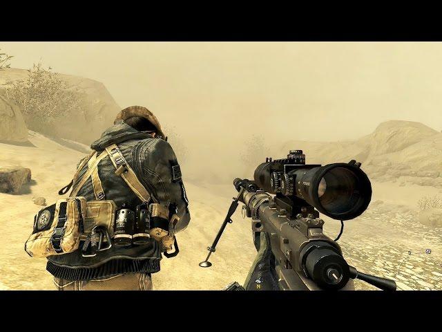 Call of Duty Modern Warfare 2 Sniper Mission Gameplay HD