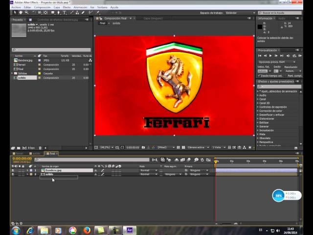 Videotutorial Adobe After Effects - Bandera Ondeando Efecto