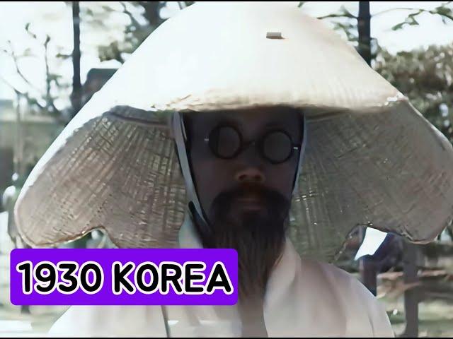 [4K, 60fps] 1930s Korea in color! -서울 / Seoul / 京城