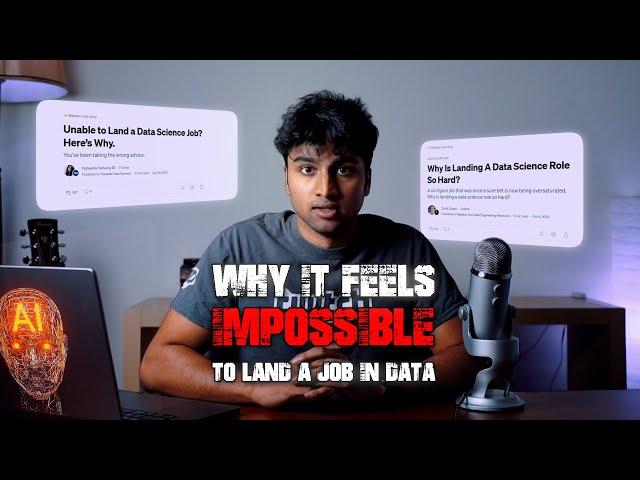 Why it feels IMPOSSIBLE to get a data analyst job in 2024 | AI, Economy, Skills