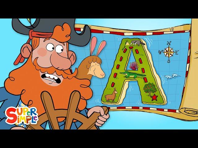 Alphabet Adventure on "A" Island | Captain Seasalt And The ABC Pirates | Educational Cartoon