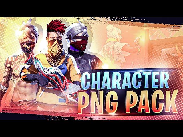 FREE FIRE CHARACTER PNG PACK | VIJAY GFX