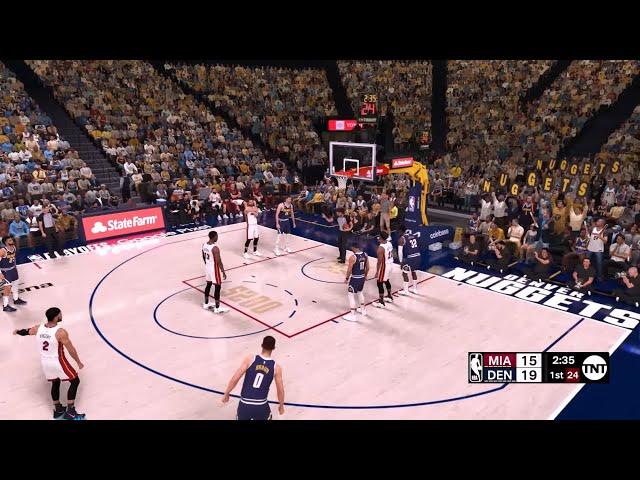 NBA 2K23 Finals Mode | Heat vs Nuggets Game 4 | Ultra Realistic Simulation