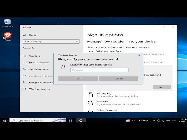 How To Change Your Password in Windows 10