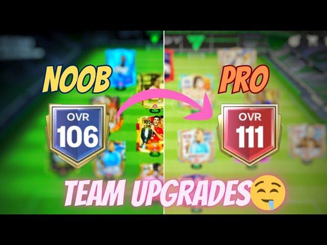 Team Upgrade complete ... Road to 112 OVR | FC Mobile