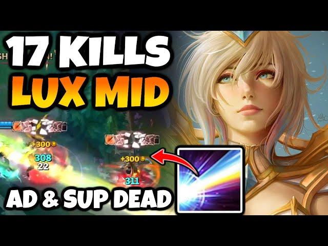 Extremely difficult 17 Kill Lux Mid game while talking about how Tennis made me better at League