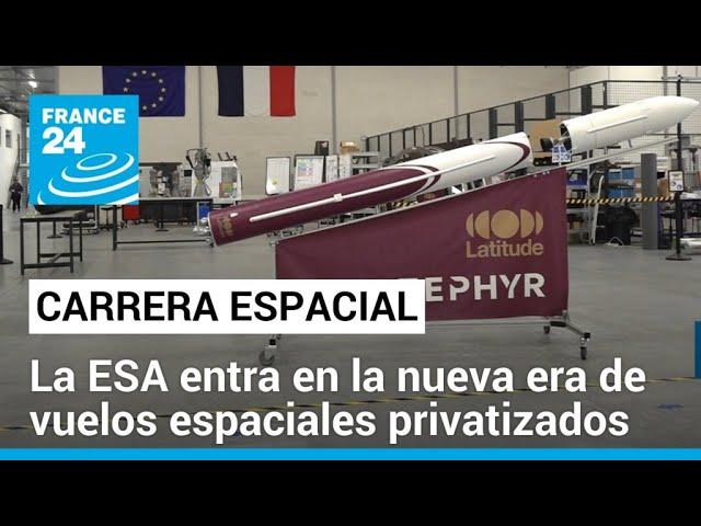 Una nueva era de vuelos espaciales: despega la asociación de la ESA con empresas privadas