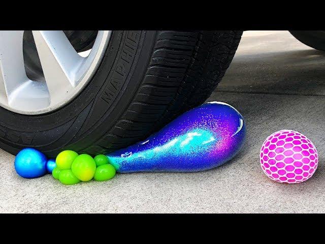 Crushing Crunchy & Soft Things by Car! - Floral Foam, Squishy, Tide Pods and More!