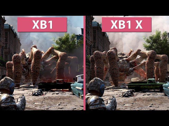 Gears of War 4 – Xbox One X vs. Xbox One Graphics Comparison