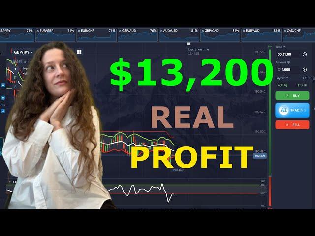 Real Profit $13,200 With Pocketoption Trend Strategy