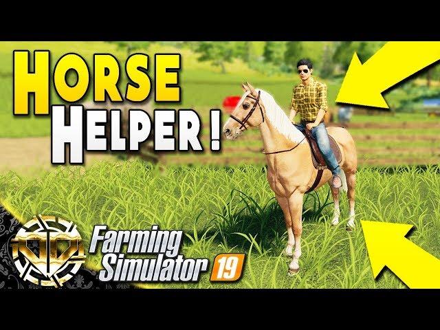 HORSE HELPER : MAKE MILLIONS FROM HORSES : Farming Simulator 19 Gameplay : Ravenport EP 13