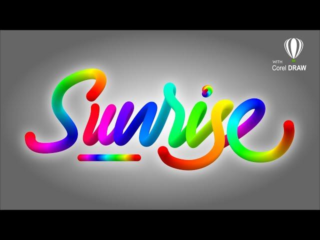 Pipe Text Effect | Make in Corel Draw