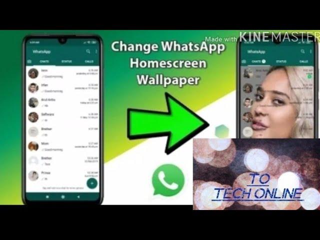 Whatsapp ke home screen par apna photo kaise lagaye I How to add photo in whatsapp home screen photo