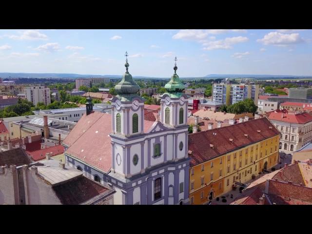 Székesfehérvár Hungary from Above 4K/UHD