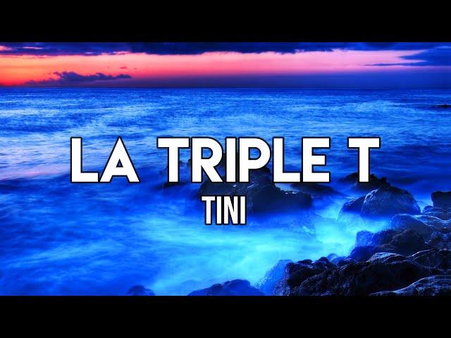 TINI - La Triple T (Letra/Lyrics) | Esta noche es pa' beber. Pa' salir y no volver