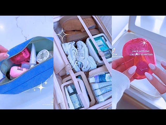 Satisfying Travel Packing Asmr  TikTok Compilation | 1 HOUR