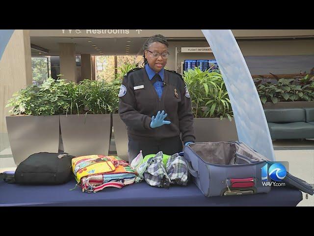 TSA offers packing tips to keep security lines moving