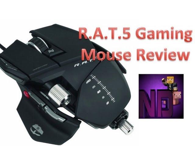 Mad Catz Cyborg R.A.T.5 Gaming Mouse Unboxing and Review