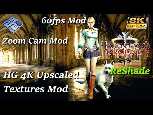 Haunting Ground 8K ~HG 4K Textures Mod 2024 60FPS Patch | pcsx2-v1.7.5976 QT |  Reshade PC