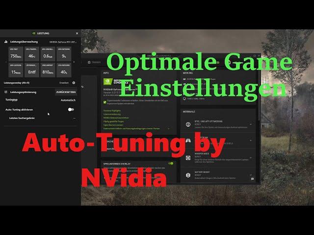 NVIDIA GeForce Experience App: Optimale Einstellungen für Spiele, Auto-Tuning, Übersicht