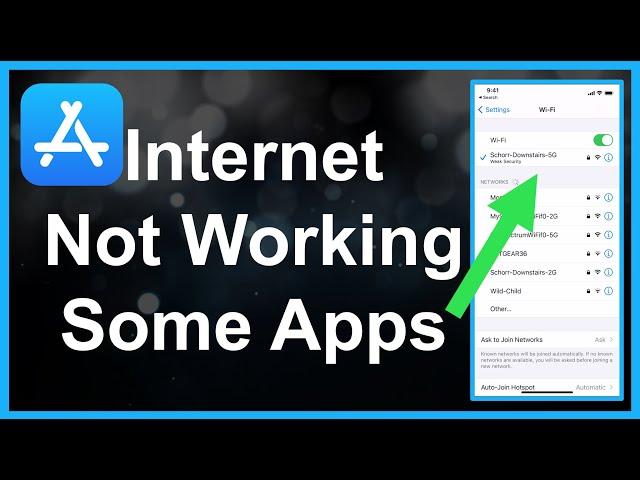 Internet Not Working In Some Apps