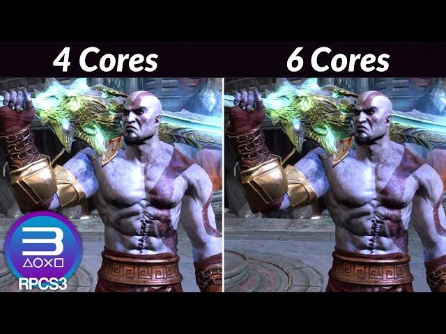 RPCS3 - 4 Cores Vs 6 Cores - 5 Games Tested - GTX 1050ti + i5 11400F