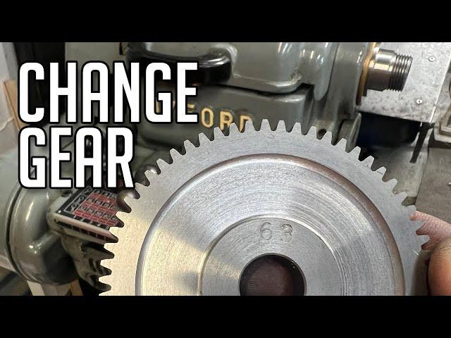 Make a Lathe Change Gear