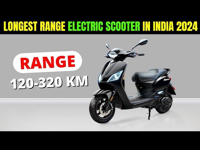 TOP 5 LONGEST RANGE ELECTRIC SCOOTERS IN INDIA | Price, Range, Review | BEST ELECTRIC SCOOTER 2024