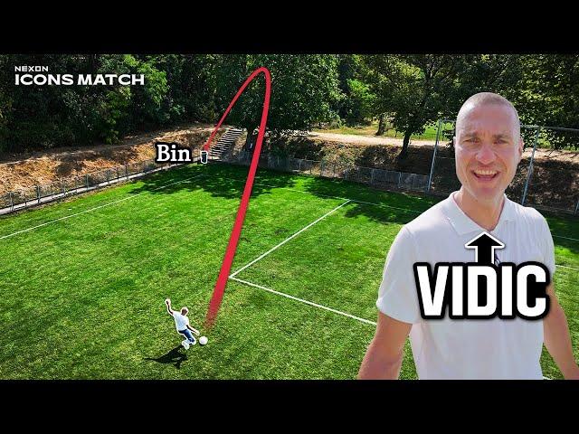 WHO WON THE TRICK SHOT BATTLE? FT. VIDIC DROGBA KAKA HAZARD