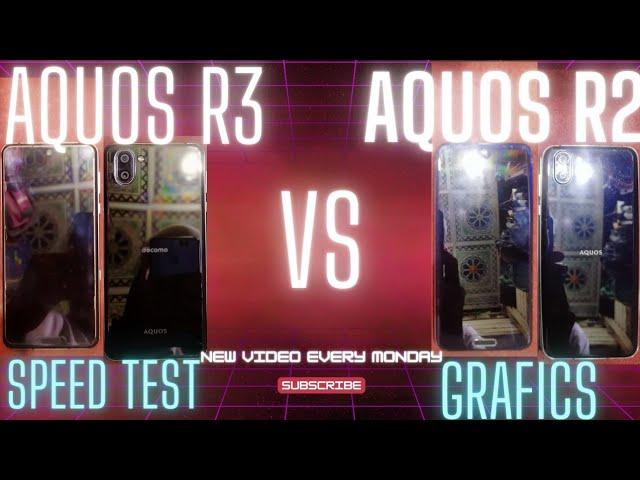 AQUOS R3 VS AQUOS R2  SPEED TEST GRAFICS