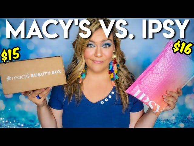 Ipsy Glam Bag Vs. Macy's Beauty Box June 2024 | I THINK IT'S A DRAW...