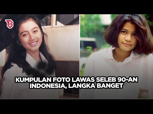 Foto foto lawas seleb era 90 an saat SMA, Mulan Jameela manglingi.