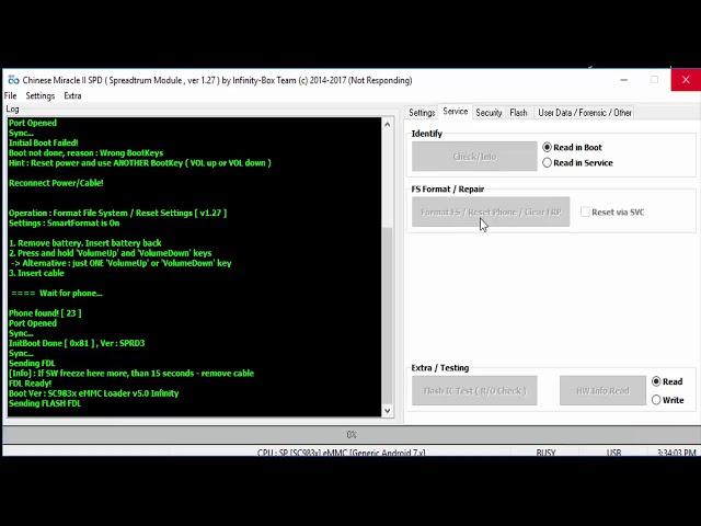 LT 100 FRP Reset or Patern Removed CM2