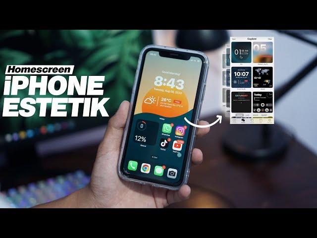 Ubah Tampilan Homescreen iPhone 2023 - Banyak Widget Baru