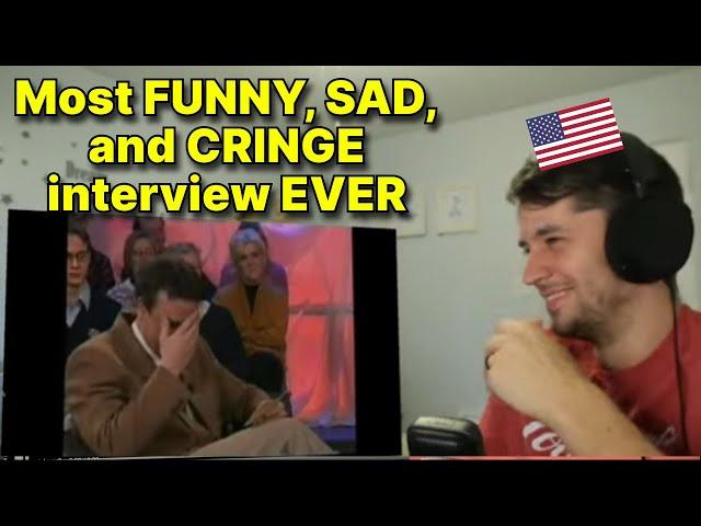 Dutch TV "Boemerang" Host Erik Hartman laughs at his guests (American Reaction)