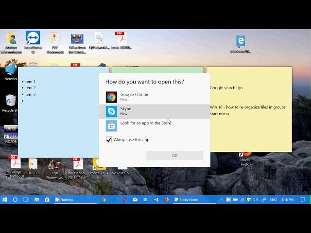 Windows 10 Fall Creators update Sticky notes app has been updated with cool features