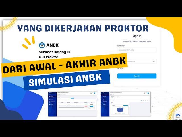 YANG DIKERJAKAN PROKTOR DARI AWAL SAMPAI AKHIR SAAT SIMULASI ANBK