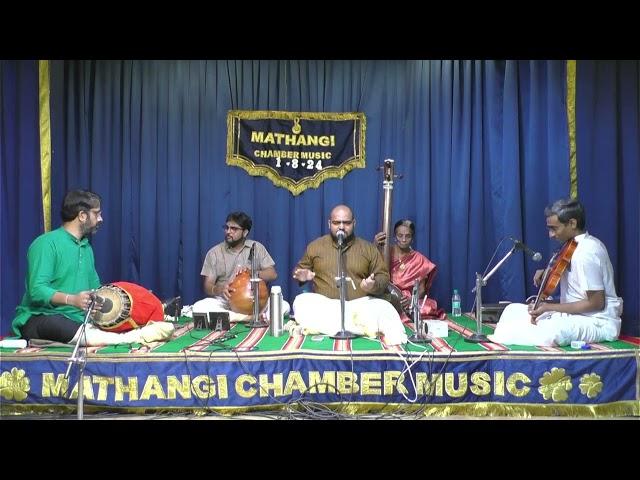 July 2024 Concert Series - Vocal concert by Vid Abhishek Ravi Shankar