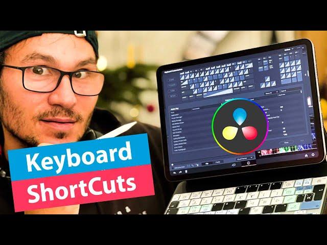 DaVinci Resolve iPad: Change Keyboard Shortcuts