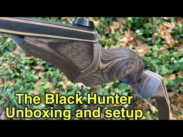 The Black Hunter recurve Unboxing and setup