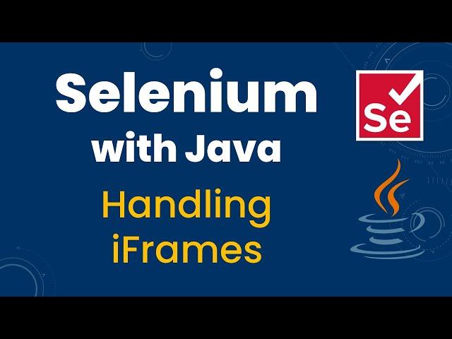 Selenium Webdriver Handling IFrames