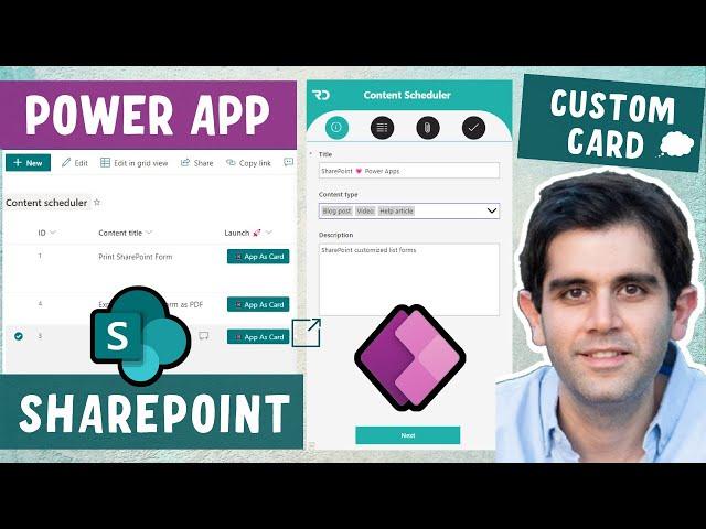 Run Power Apps from SharePoint List as Custom Cards using JSON Formatting