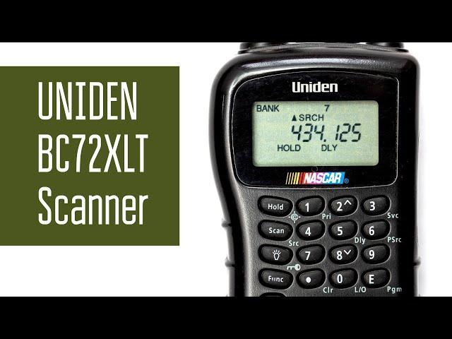 Uniden BC72XLT Дешевый сканер. Приёмник 25 - 512 МГц. Слушаем разные сигналы. Обзор.