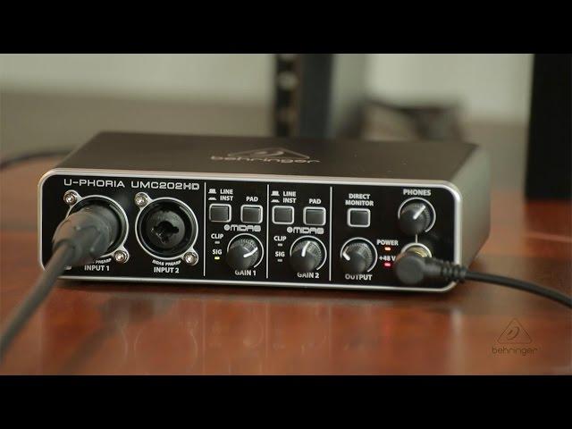 UMC202HD How To - First Recording