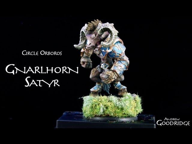 Painting Warmachine & Hordes: Gnarlhorn Satyr, and Clash for a Cure charity