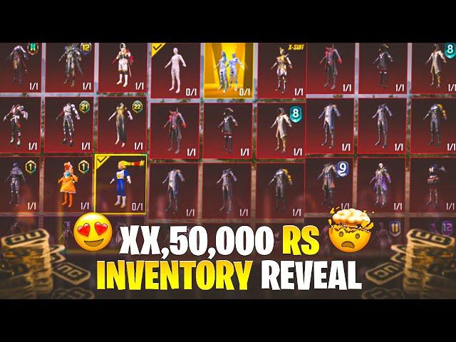 Finally Revealing My Dream XX,50,000 Rs BGMI Inventory || My BGMI Expensive Inventory