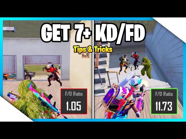 HOW TO INCREASE KD/FD IN BGMI/PUBG MOBILE TIPS & TRICKS | GUIDE/TUTORIAL