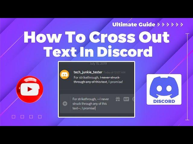 How to cross out text in discord 2024 (Discord Text Mastery)